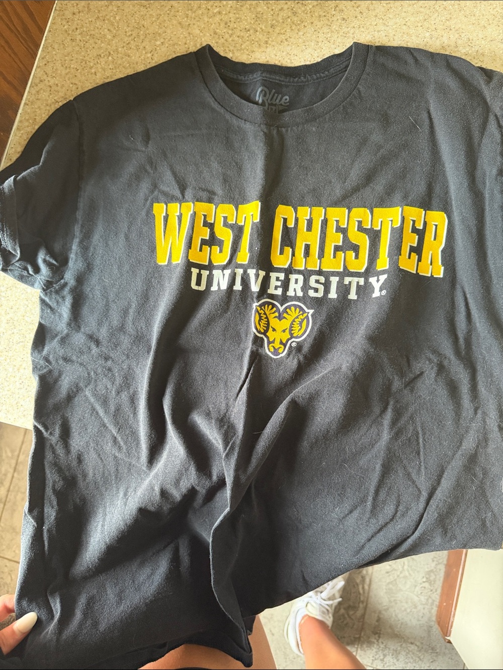 West Chester University Black & Yellow Logo T-Shirt